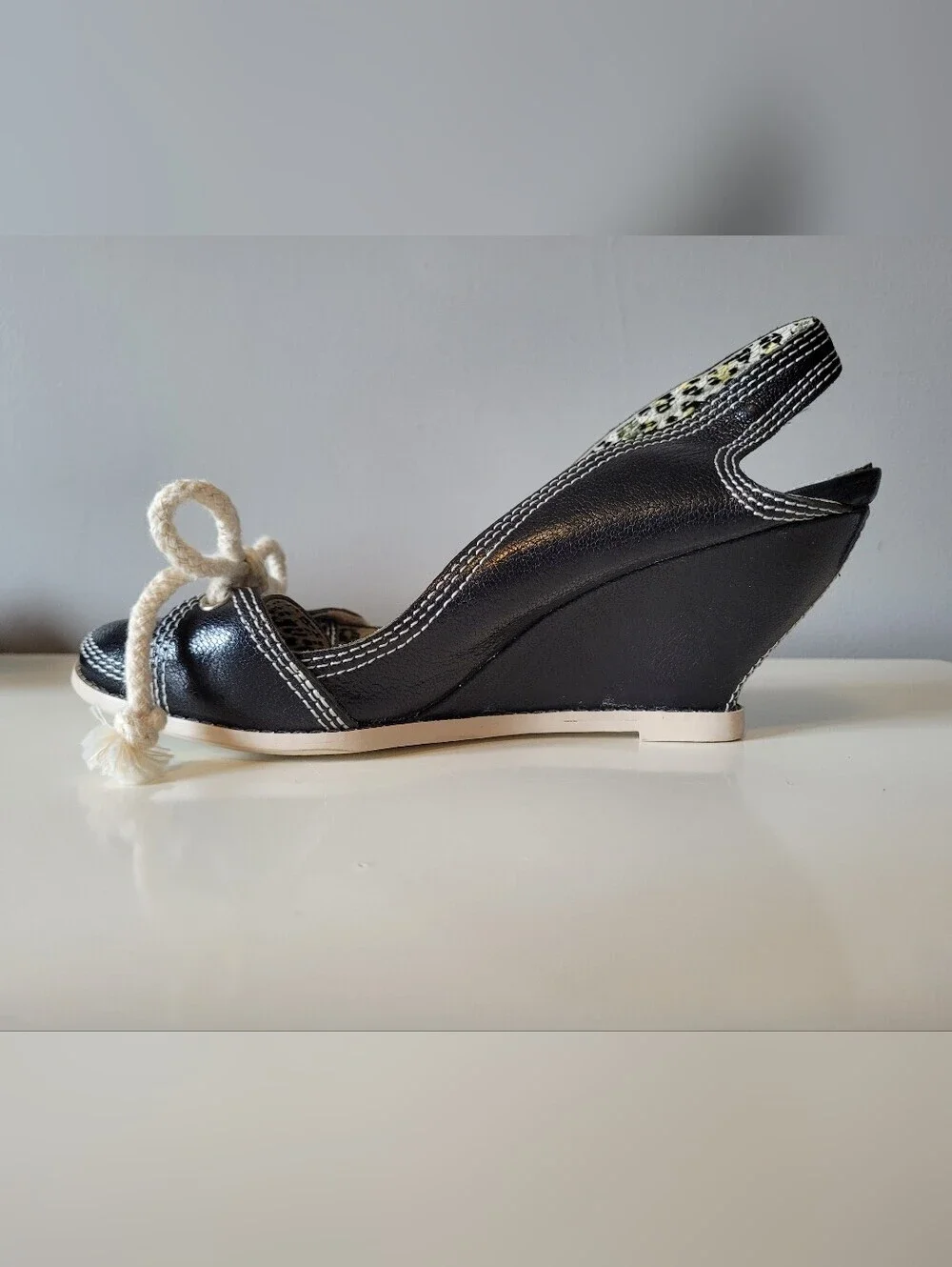 Vintage Irregular Choice Picnic Sneaker Wedges, VGUC, Size 6